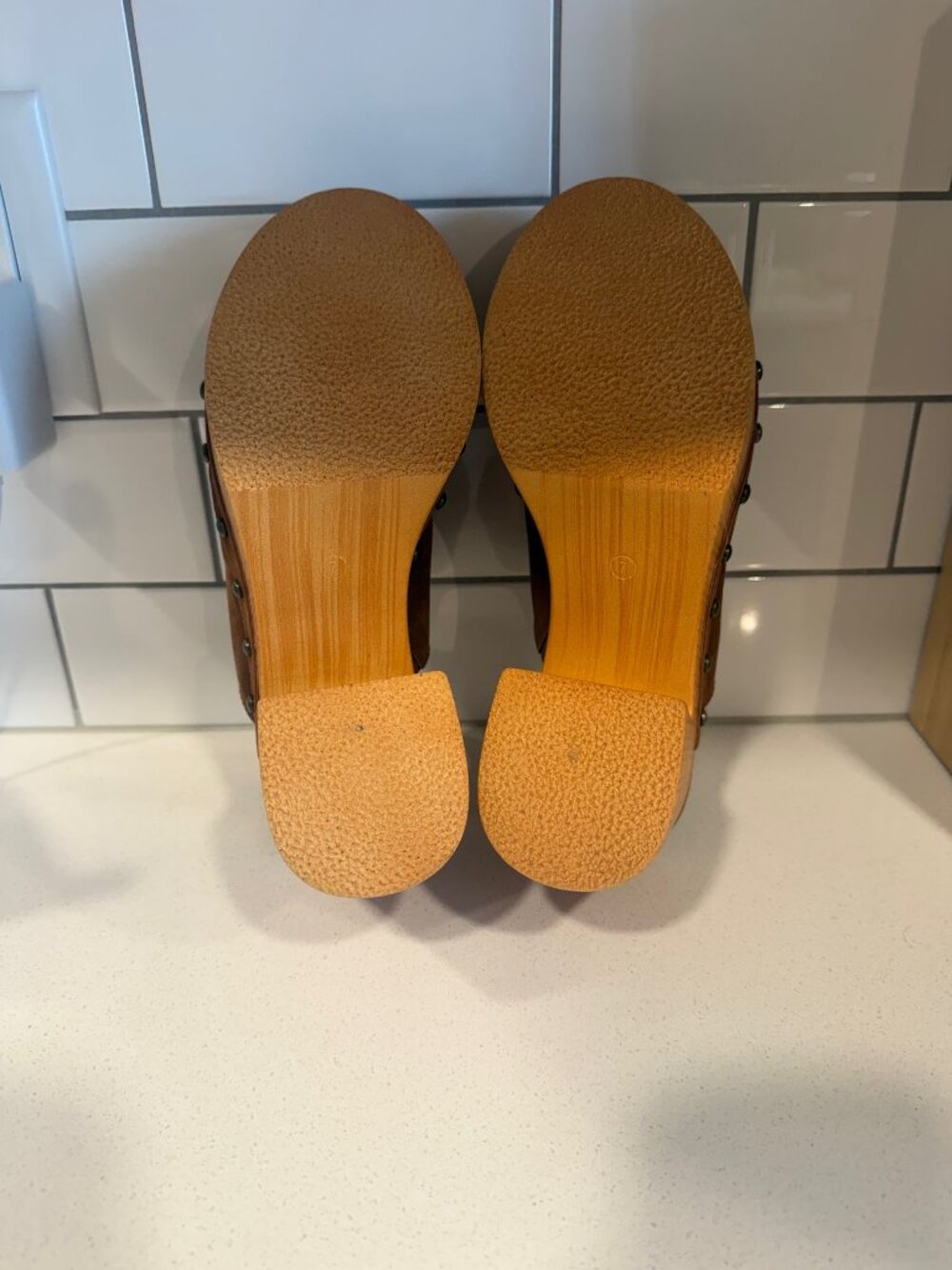 MIA Brown Platform Clog Mules Womens Size 7 - Picture 4 of 5